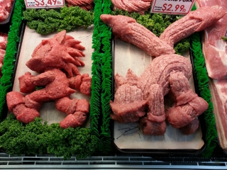 Illustration for article titled Pokémon, Sonic, And Mega Man, All Made Out Of... Meat?